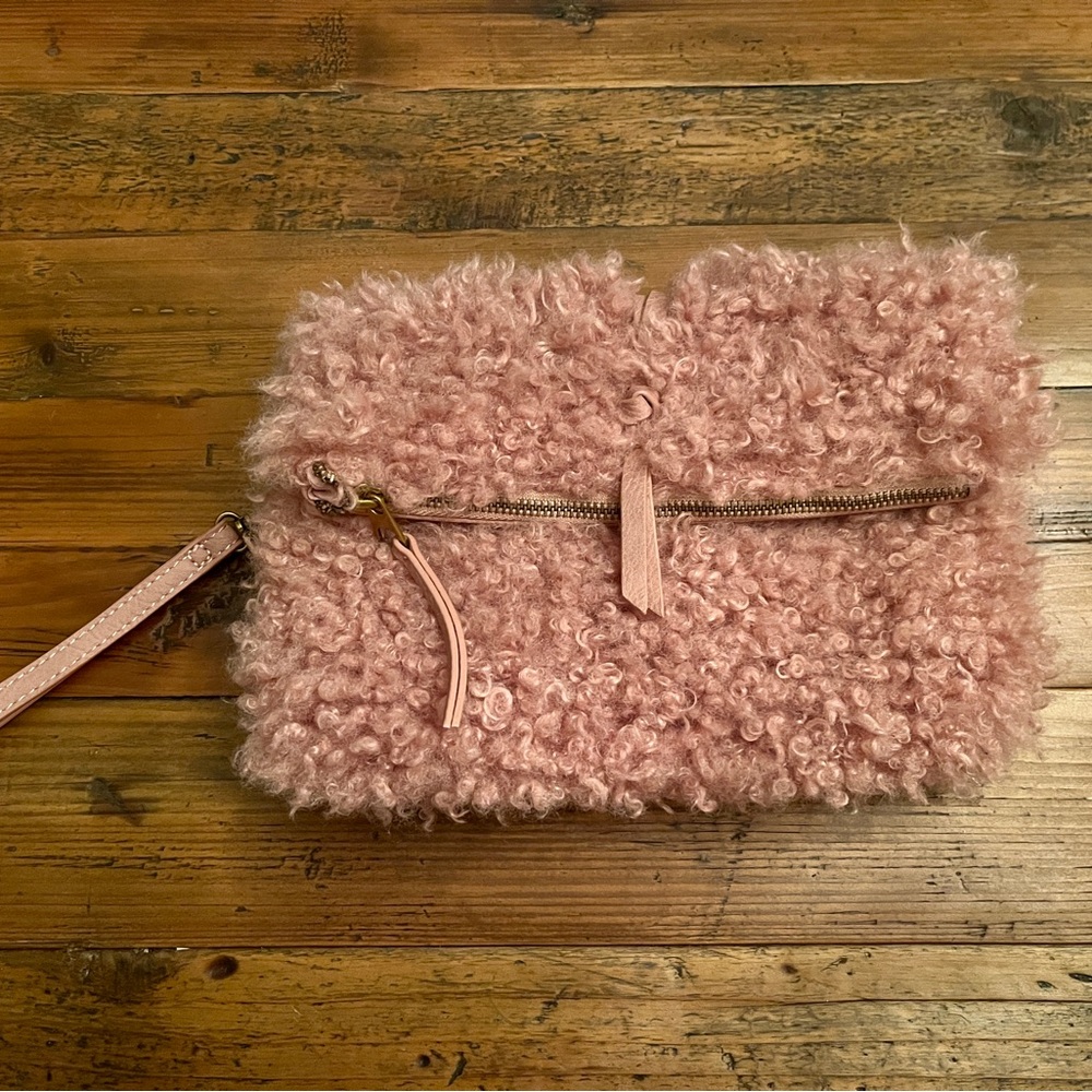 Universal Thread Pink Textured Clutch